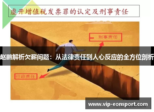 赵鹏解析欠薪问题：从法律责任到人心反应的全方位剖析