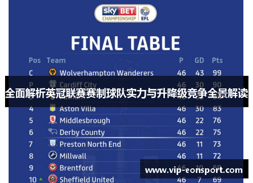 全面解析英冠联赛赛制球队实力与升降级竞争全景解读 全面解析英冠联赛赛制球队实力与升降级竞争全景解读