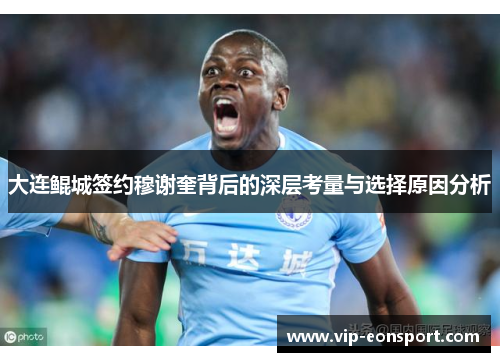 大连鲲城签约穆谢奎背后的深层考量与选择原因分析