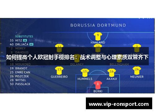 如何提高个人欧冠射手榜排名：战术调整与心理素质双管齐下